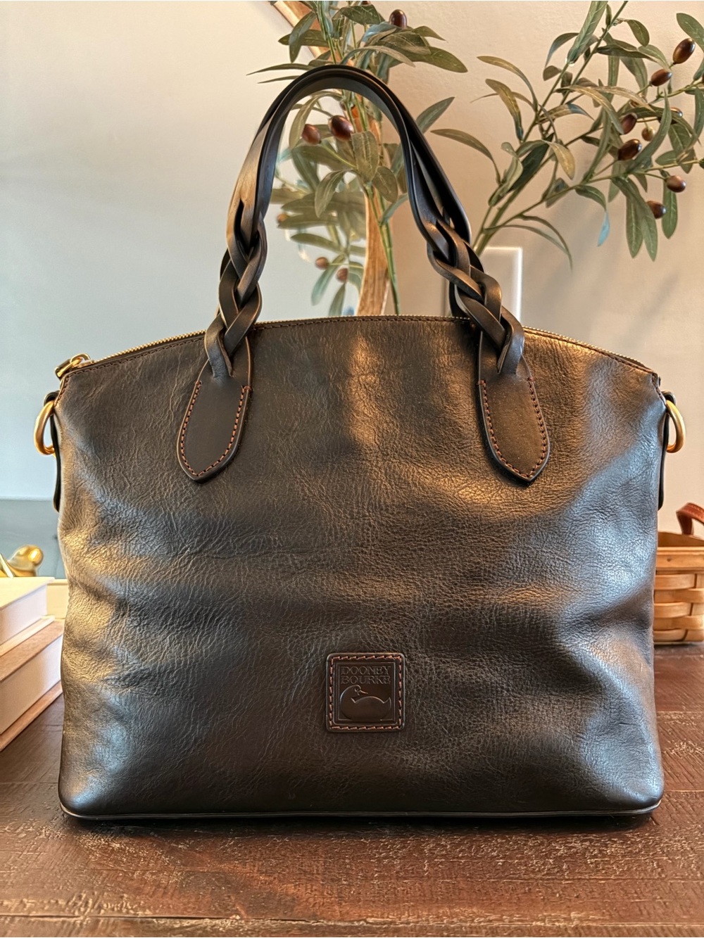 Dooney and Bourke Florentine Leather Heidi Satchel